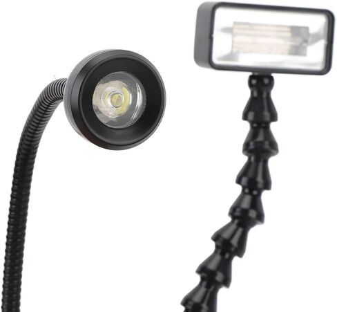 Macro Ring Flash, 3 Head LED Flash Macro Flash Light, 5600k Color Temperature, 8 Level Adjustable Focus Light, Camera Flash Light for DSLR Cameras in Saudi Arabia