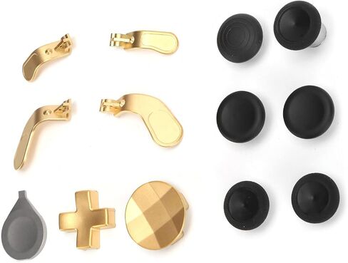 Yunir Joysticks Paddles, Gamepad Swap Metal Mod Joysticks Paddles Accessory Replacement for One Elite Series 2 Controller(Golden) in Saudi Arabia