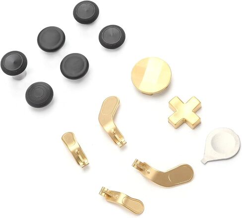 Yunir Joysticks Paddles, Gamepad Swap Metal Mod Joysticks Paddles Accessory Replacement for One Elite Series 2 Controller(Golden) in Saudi Arabia