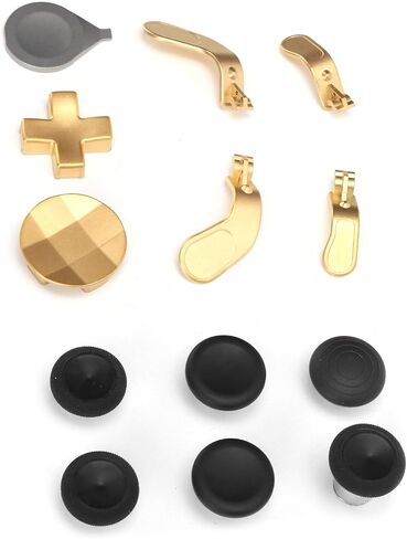 Yunir Joysticks Paddles, Gamepad Swap Metal Mod Joysticks Paddles Accessory Replacement for One Elite Series 2 Controller(Golden) in Saudi Arabia