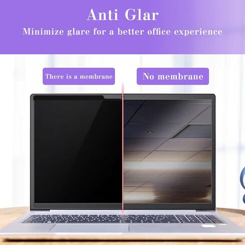 Removable Magnetic Privacy Filter for 14 inch 16:9, Anti Spy Anti-Glare Laptop Monitor Screen Protector, Blue Light Blocking Film for Notebook 14''（316 * 184） mm in Saudi Arabia