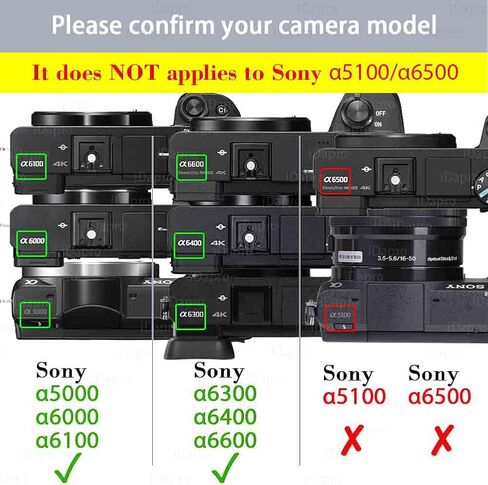 حامي الشاشة لـ Sony Alpha A6600 A6400 A6300 A6100 A6000 A5000 & Hand Lanyard [3+1 Pack] in Saudi Arabia