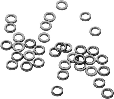 50 حزمة ذبابة الصيد حلقات tippet ، 2.5 ملم الموصلات الفولاذ المقاوم للصدأ Tippet لسلمون سمك السلمون كرابي بلوجل الفولاذ الأسود in Kuwait
