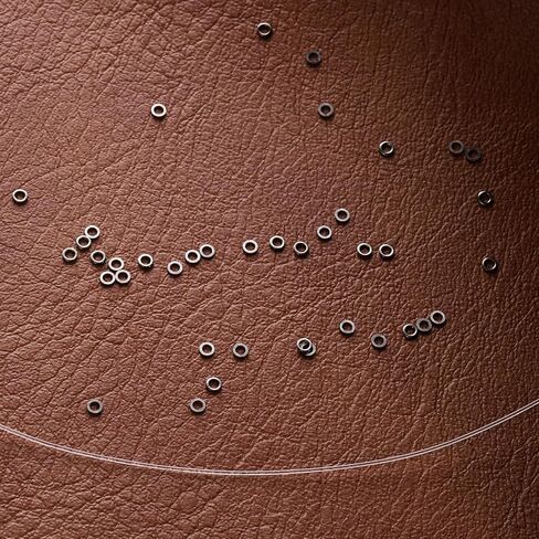 50 حزمة ذبابة الصيد حلقات tippet ، 2.5 ملم الموصلات الفولاذ المقاوم للصدأ Tippet لسلمون سمك السلمون كرابي بلوجل الفولاذ الأسود in Kuwait