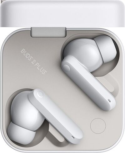 CMF Buds 2 Plus 2025 New Wireless Ear-Earbuds إلغاء الضوضاء التكيفية ، سماعات رأس Bluetooth HI-RES ، وسائقين 12 مم لباس عميق ، 50 ديسيبل ANC 61.5H اللعب ، براعم الأذن الرياضية مع 6 ميكروفونات ، أزرق in Kuwait