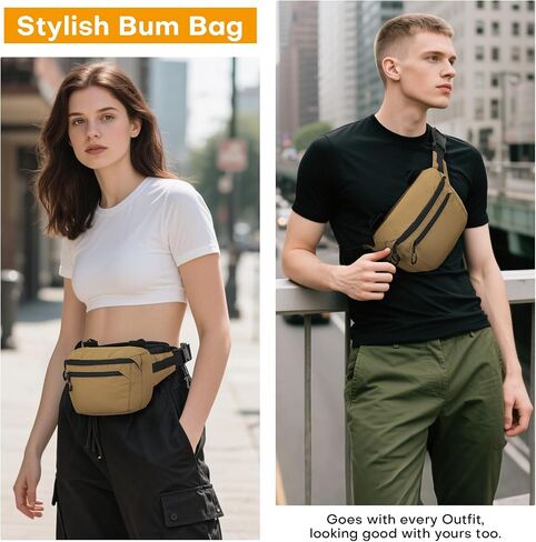 Huntvp Tactical Fanny Pack ، حقيبة خصر الحمل المخفية للرجال والنساء ، حقيبة حزام الورك العسكرية العسكرية ، و WR Nylon Bumbag مع حافظة مسدس وحزام قابل للتعديل لـ EDC ، والمشي لمسافات طويلة ، والسفر ، والأسود in Kuwait