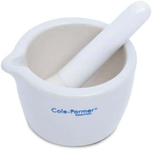 Cole-Parmer Mortar and Pestle Set, Porcelain, 150 mL in Saudi Arabia