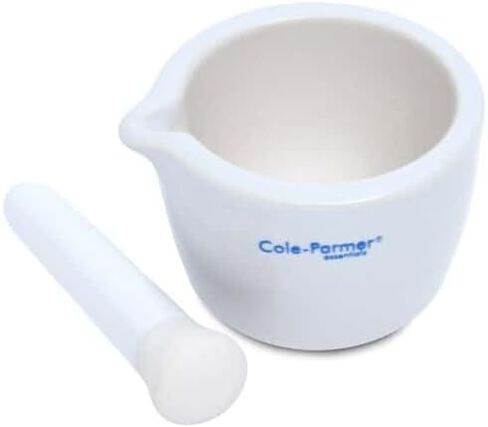 Cole-Parmer Mortar and Pestle Set, Porcelain, 150 mL in Saudi Arabia