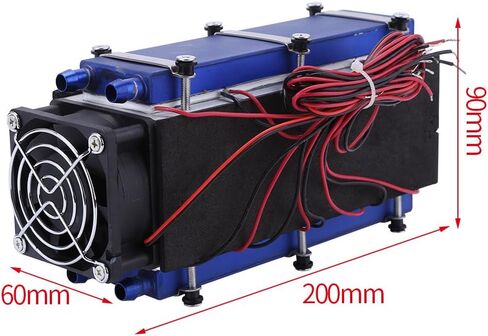 Hilitand Thermoelectric Cooler, DC12V 576W TEC1-12706 8-Chip Peltier System Semiconductor Refrigeration Pieces Kit Air Cooling Device in Saudi Arabia