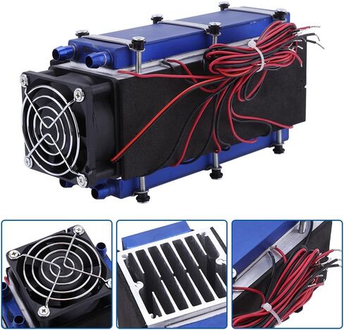 Hilitand Thermoelectric Cooler, DC12V 576W TEC1-12706 8-Chip Peltier System Semiconductor Refrigeration Pieces Kit Air Cooling Device in Saudi Arabia