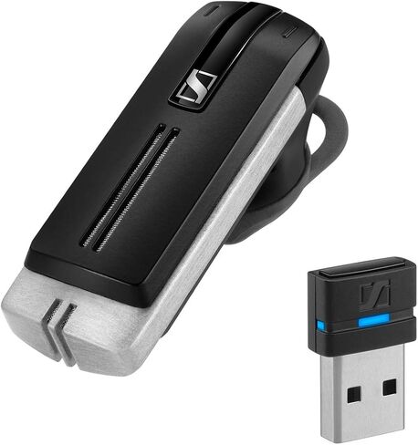 Sennheiser - EPOs تكيف الوجود UC Bluetooth سماعات الرأس | متوافق مع Apps Apps Zoom ، فرق ، Skype ، RingCentral ، Chime ، Webex ، Meet | مع USB Dongle ومحفظة متنقلة in Saudi Arabia