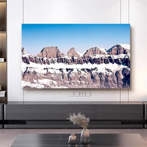 42-100 بوصة غلاف غبار داخلي عالمي غلاف غرفة نوم غرفة المعيشة ديكور LED LCD عرض الغبار غلاف القماش واقي شاشة التلفزيون (الحجم: 100 بوصة ، اللون: أ) in Saudi Arabia
