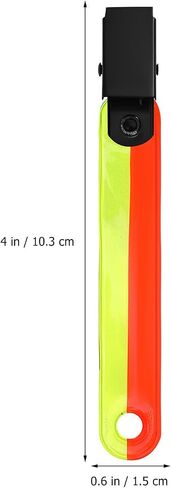 24pcs علامات مسارات عاكسة مع مقاطع - أشرطة PVC عالية الوضوح للمشي لمسافات طويلة ، والصيد ، والتخييم ، والاستخدام في الهواء الطلق in Kuwait