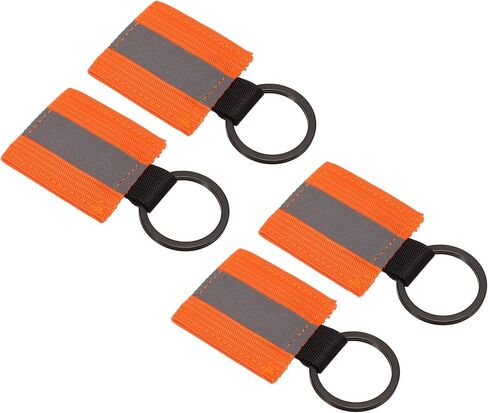 PATIKIL Reflective Keychain Tags, Reflective Zipper Pull Nylon Keychain High Visibility Reflectors Tags in Saudi Arabia