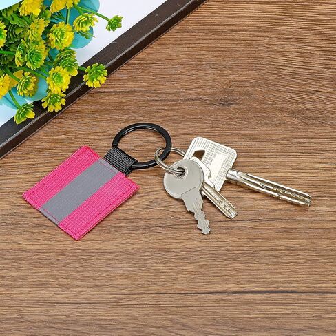 PATIKIL Reflective Keychain Tags, Reflective Zipper Pull Nylon Keychain High Visibility Reflectors Tags in Saudi Arabia