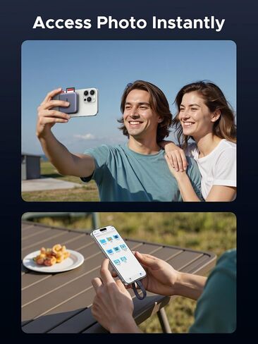 Ugrren Magnetic USB C SD 4.0 Card Reader ، محول قارئ بطاقة Micro SD Micro SD لجهاز iPhone 16/15 MacBook متوافق 312 ميجابايت/S SD/TF/Micro SD in Saudi Arabia