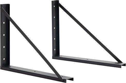 Underbody Steel Mounting Brackets,18 x 18 Inch Truck Tool Box Mounting Kit, with Screws Spacers and Sleeves - 2 PCS in Saudi Arabia