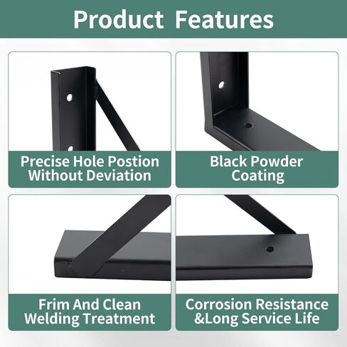 Underbody Steel Mounting Brackets,18 x 18 Inch Truck Tool Box Mounting Kit, with Screws Spacers and Sleeves - 2 PCS in Saudi Arabia