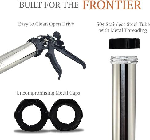 SIGVAL Frontier Jerky Gun, Beefy, with Stainless Steel Nozzles & Sausage Tips in Saudi Arabia