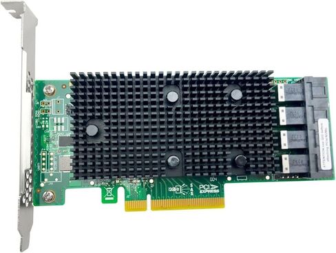 SAS3416 430-16I SATA/SAS HBA IT MODE CARDERRER (= 9400-16I) 12 GBPS PCIE 16 PORT +4*SFF-8643 SATA in Kuwait