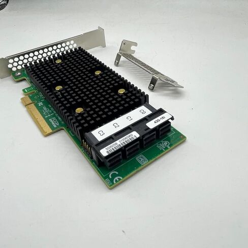 SAS3416 430-16I SATA/SAS HBA IT MODE CARDERRER (= 9400-16I) 12 GBPS PCIE 16 PORT +4*SFF-8643 SATA in Kuwait