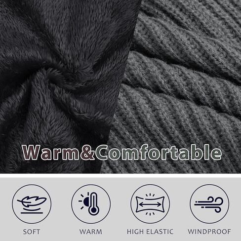 Neck Gaiters for Men Winter Warm Neck Warmer Thick Knit Windproof Gaiter Scarf Cold Weather Scarves in Kuwait