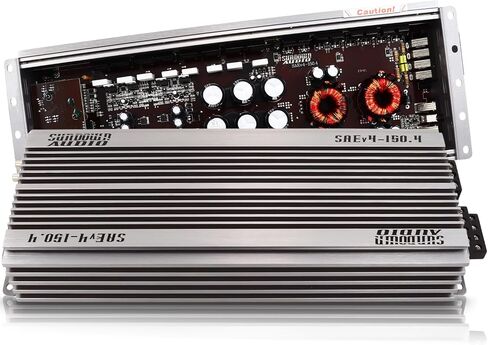 Sundown Audio SAE-100.4 Class A/B 4-Channel Amplifier - 100W x 4 @ 4Ω - High-Fidelity Car Speaker Amp with Variable Filters & Advanced Protection in Saudi Arabia