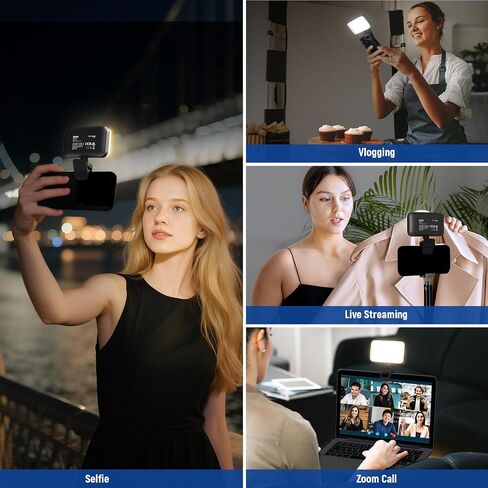 إصدار مستوى إدخال Neewer LED LED Selfie Light ، 54 مصابيح LED البلاستيكية على إضاءة ملء الهاتف لجهاز iPhone ، CRI88 650mAh ، محمول لجهاز الكمبيوتر المحمول على الويب تسجيل مكياج الفيديو مكياج مؤتمر ، N8 ، N8 in Kuwait