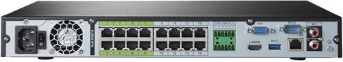Lorex Nocturnal 3 4K 16-Channel 4TB Wired NVR System with Smart IP Bullet Cameras, 30FPS Recording and Listen-in Audio - (4 Cam/Black) in Saudi Arabia