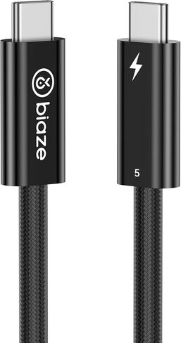 يدعم كبل بيانات Intel Certified Thunderbolt 5 ، و Cable Cable USB-C 1.6 قدم إلى USB-C ، شحن 240 واط ، ويصل إلى عرض النطاق الترددي الذي يصل إلى 120 جيجابت في الثانية ، ودعم شاشة 8K/4K ، و iPhone 16 ، و MacBook ، ومزيد من الأجهزة in Saudi Arabia