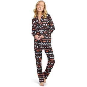 Tipsy Elves Women’s Christmas Pajamas - Classic Two Piece Lapel Pajama Set for Ladies - Cute and Cozy in Kuwait