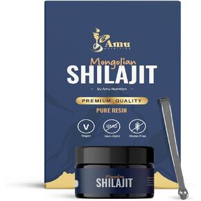 Pure Organic Mongolian Shilajit Resin - Himalayan Shilajit Supplement for Men and Women, 100% Pure, Natural, and Black Shilajit Resin - Natural Source of Fulvic Acid (50 Gram) in Saudi Arabia