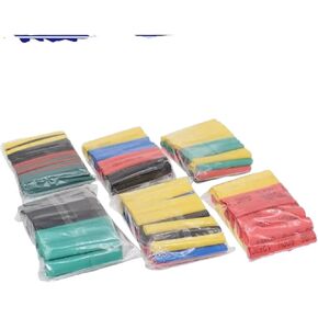 328Pcs/set Sleeving Wrap Wire Car Electrical Cable Tube Kits Heat Shrink Tube Tubing Polyolefin 8 Sizes Mixed Color New for Arrival 2025 High for Quality in Saudi Arabia