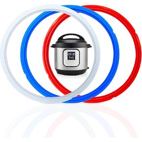 3pcs إكسسوارات حلقة ختم السيليكون متوافقة مع وعاء فوري ، 5/6QT قطع طباخ الضغط الكهربائي ل IP-DUO60 ، DUO50 ، Lux60 ، Lux50 ، CSG60 ، CSG50 in Kuwait