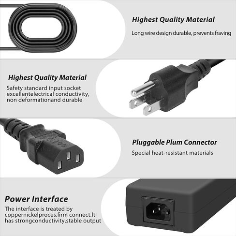 19.5V Power Supply Compatible with Sony Models KDL-55W805C, KD-55X720E, KDL-55W800C, XBR-43X800E, XBR-43X800D, XBR-49X800E, XBR-49X800D, XBR-55X850D, and KD-43X720E TV Power Supplies. in Saudi Arabia