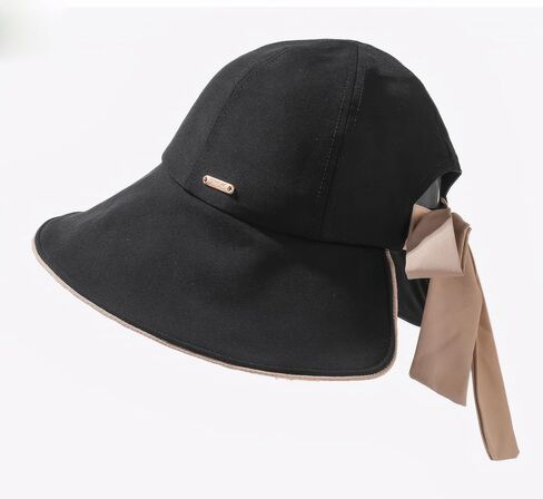 ASSQI Women Bucket Hat Summer Beach Sun Hats for Women UPF Woman Foldable Floppy Travel Packable UV Hat Cotton Wide Brim Hat in Kuwait