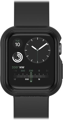 Otterbox Exo Edge Protection Case for Apple Watch 38mm - مدي صلب ، ملاءمة دقيقة ، مصد ناعم ، تصميم أنيق ، وصول كامل إلى الميزات - عبوات غير متاجر (أسود) in Saudi Arabia