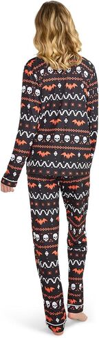 Tipsy Elves Women’s Christmas Pajamas - Classic Two Piece Lapel Pajama Set for Ladies - Cute and Cozy in Kuwait