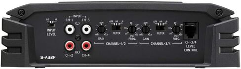 Alpine S2-A36F 320w RMS 4-Channel S-Series Car Audio Amplifier Class D + Absolute KIT4-2RCA 4 Gauge Amp Kit in Saudi Arabia