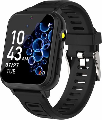 Watch Watch For Kids مع 24 ألغاز ألعاب HD شاشة تعمل باللمس الكاميرا فيديو Music Player Player Clock Clock Flashlight 12/24 HR Kids Watches Gail in Kuwait