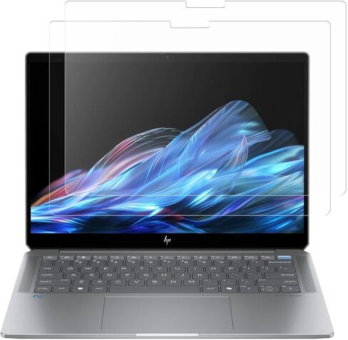 2 حزمة شاشة واقي HP Omnibook Ultra Flip 2-in-1 14 "(14-FH0000) جهاز كمبيوتر محمول شاشة تعمل باللمس 2025-2024 ، درع واضح مضاد للبصمات. in Saudi Arabia