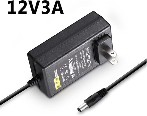 12V2A Power Adapter Display Monitor LED Light Constant Voltage DC Regulator Switch 3A4A Power Adapter(12V2A) in Saudi Arabia