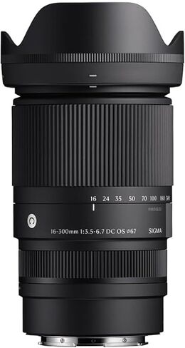 Sigma 16-300mm F3.5-6.7 DC OS العدسة المعاصرة للكاميرات Canon RF Lirrorless Compact All-in-One مع ضبط HLA Autofocus ، 6-Stop OS2 | حزمة مع Deco Gear Accessory Kit | الولايات المتحدة الأمريكية المعتمدة النموذج in Kuwait