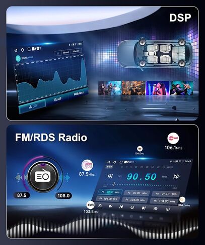 2G+64G Radio Toyota 4Runner 2003-2009 ، لـ Tundra 2003-2006 ، لـ Sequoia 2003-2007 Car Stereo ، Wireless Carplay Android Auto ، DSP EQ ، 7 'HD IPS Touchscreen ، 26UIS GPS Bluetooth Bakcup Camera in Saudi Arabia
