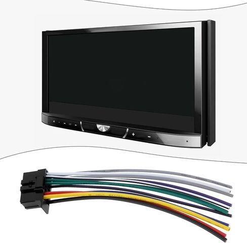 Radio Wiring Harness Car Audio Modification Power Cord Compatible with AVH-110BT AVH-120BT AVH-200EX AVH-201EX AVH-210EX in Saudi Arabia