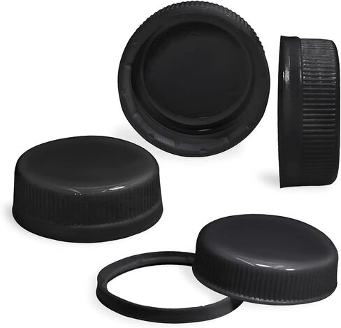 Bottle Caps Tamper Seal Lids Cap for Bottle Screw Cap Bottle Plastic Bottle Caps Juice Bottles Cap (pack of 100, Clear) in Kuwait