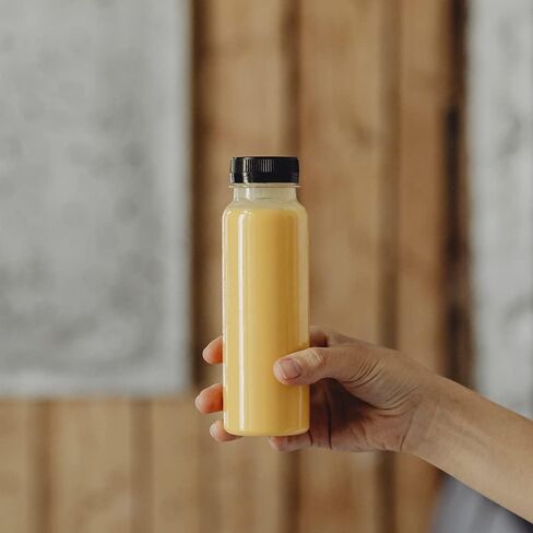 Bottle Caps Tamper Seal Lids Cap for Bottle Screw Cap Bottle Plastic Bottle Caps Juice Bottles Cap (pack of 100, Clear) in Kuwait