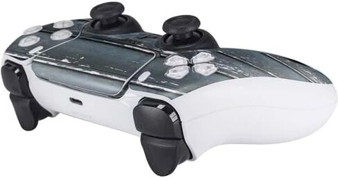 Skinit Decal Gaming Skin Compatible with PS5 Controller - Ebony Wood Design in Saudi Arabia