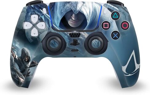Head Case Designs Officially Licensed Assassin's Creed Altaïr Hidden Blade Key Art Vinyl Faceplate Sticker Gaming Skin Decal Cover Compatible With Sony PlayStation 5 PS5 DualSense Controller in Saudi Arabia