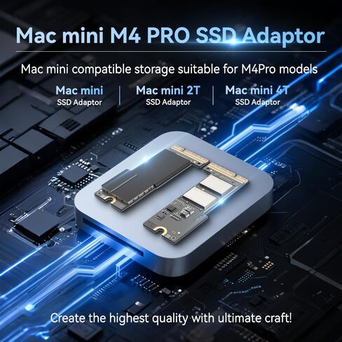 MAC MINI M4 PRO SSD 4TB ترقية القرص الصلب DIY in Kuwait